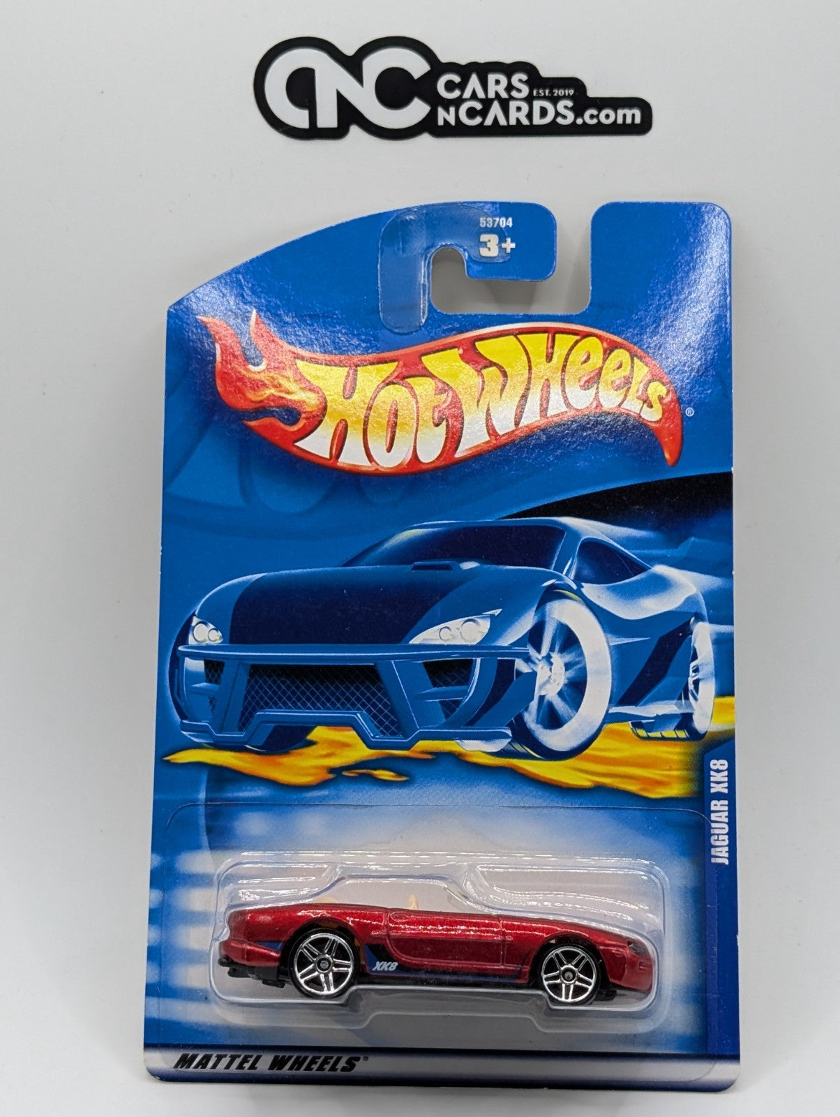 2001 Hot Wheels Jaguar XK8 Red Collector #161