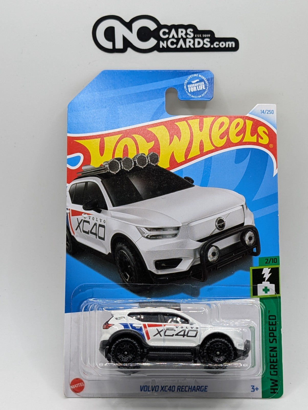 2024 Hot Wheels HW Green Speed 2/10 Volvo XC40 Recharge White 14/250