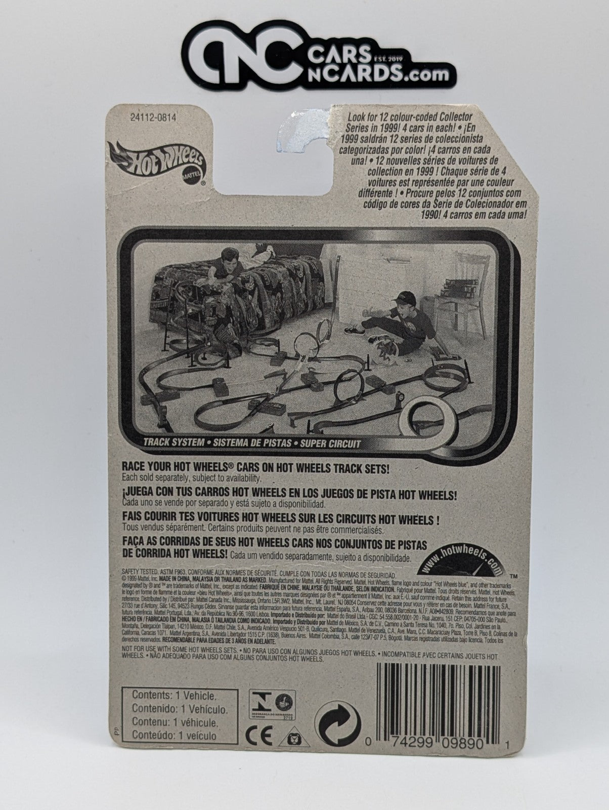 1999 Hot Wheels Bugatti 1937 24112 (Card Damage)