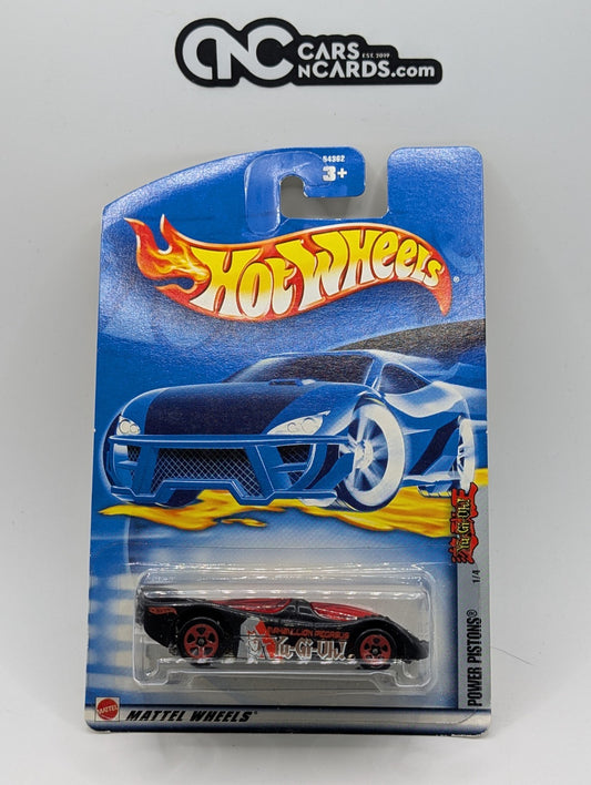 2002 Hot Wheels Yu-Gi-Oh 1/4 Power Pistons (Card Crease)