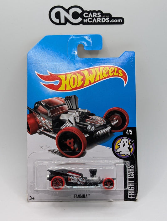 2017 Hot Wheels Fright Cars 4/5 Fangula Treasure Hunt TH (Card Damage)