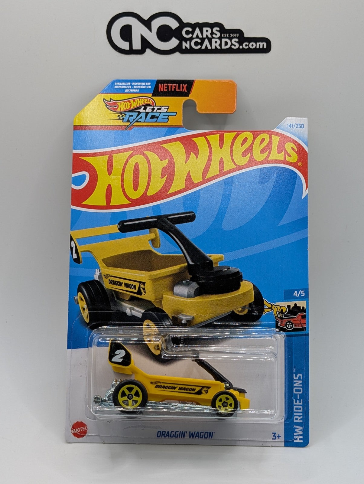 2023 Hot Wheels HW Ride-Ons 3/5 Draggin' Wagon Treasure Hunt 141/250