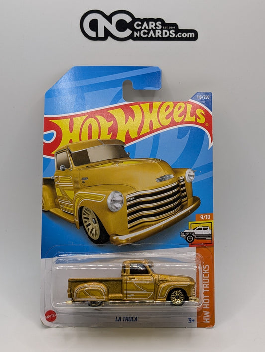 2022 Hot Wheels HW Hot Trucks 9/10 La Troca Gold 116/250 (Soft Corners)