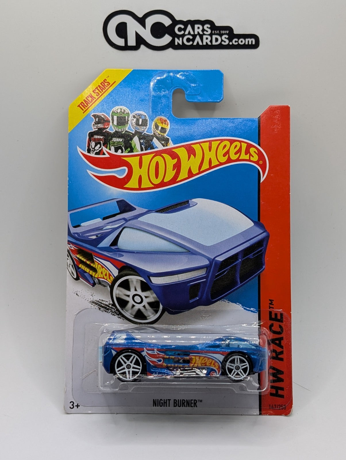 2014 Hot Wheels HW Race Night Burner 147/250 (Soft Corners)