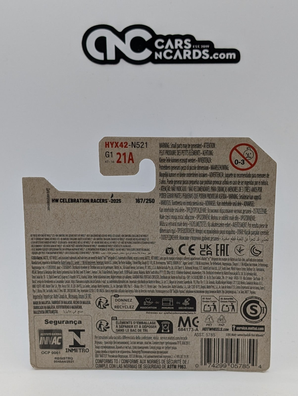 2025 Hot Wheels Celebration Racers Mattel Dream Mobile Short Card (Soft Corners)