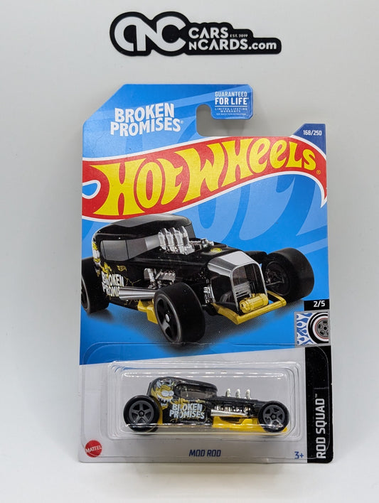 2022 Hot Wheels Rod Squad 2/5 Mod Rod Broken Promises 168/250 (Card Crease)