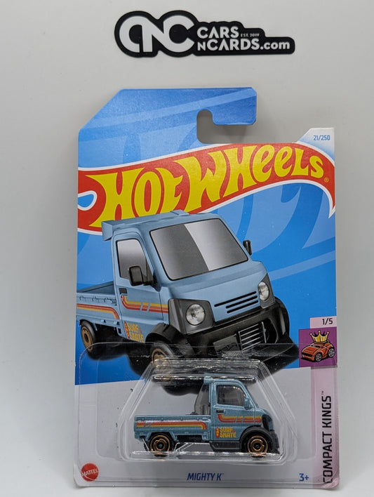 2024 Hot Wheels Compact Kings 1/5 Mighty K Teal 21/250 (Soft Corners)