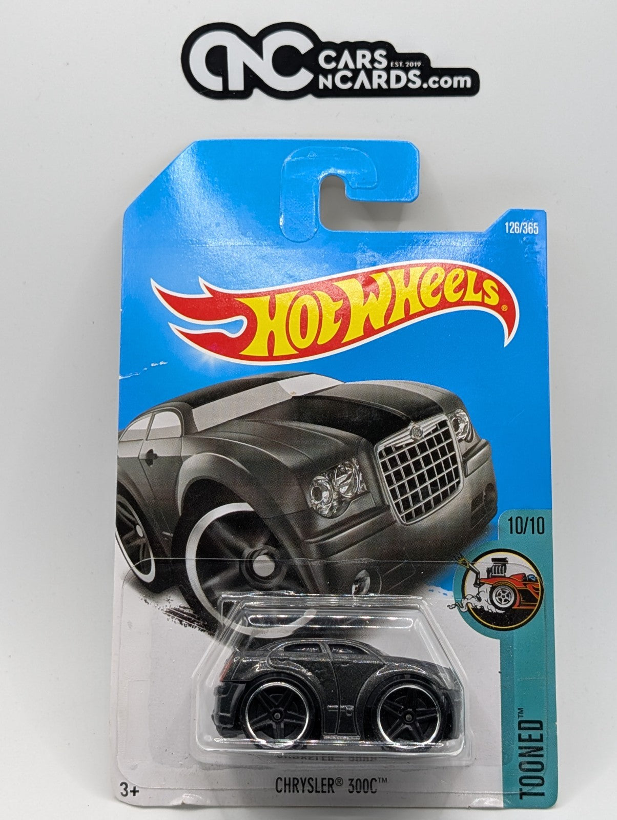 2017 Hot Wheels Tooned 10/10 Chrysler 300C 126/365 (Card Damage)