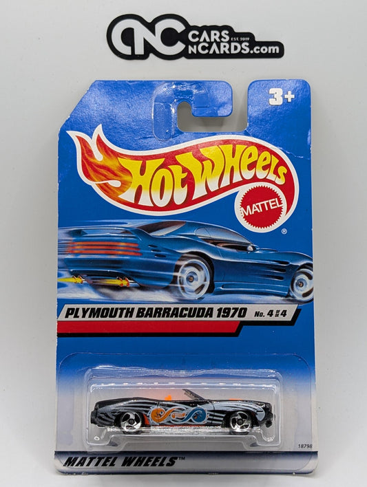 1998 Hot Wheels Artistic License 4/4 '70 Plymouth Barracuda 18798 (Card Damage)