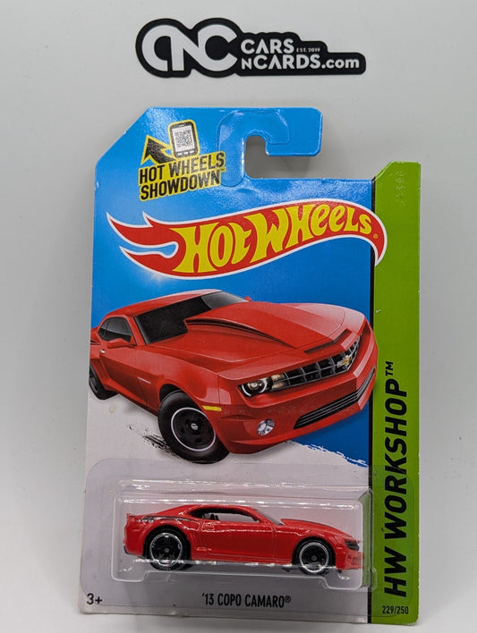 2014 Hot Wheels HW Workshop '13 COPO Camaro Red 229/250 (Soft Corners)