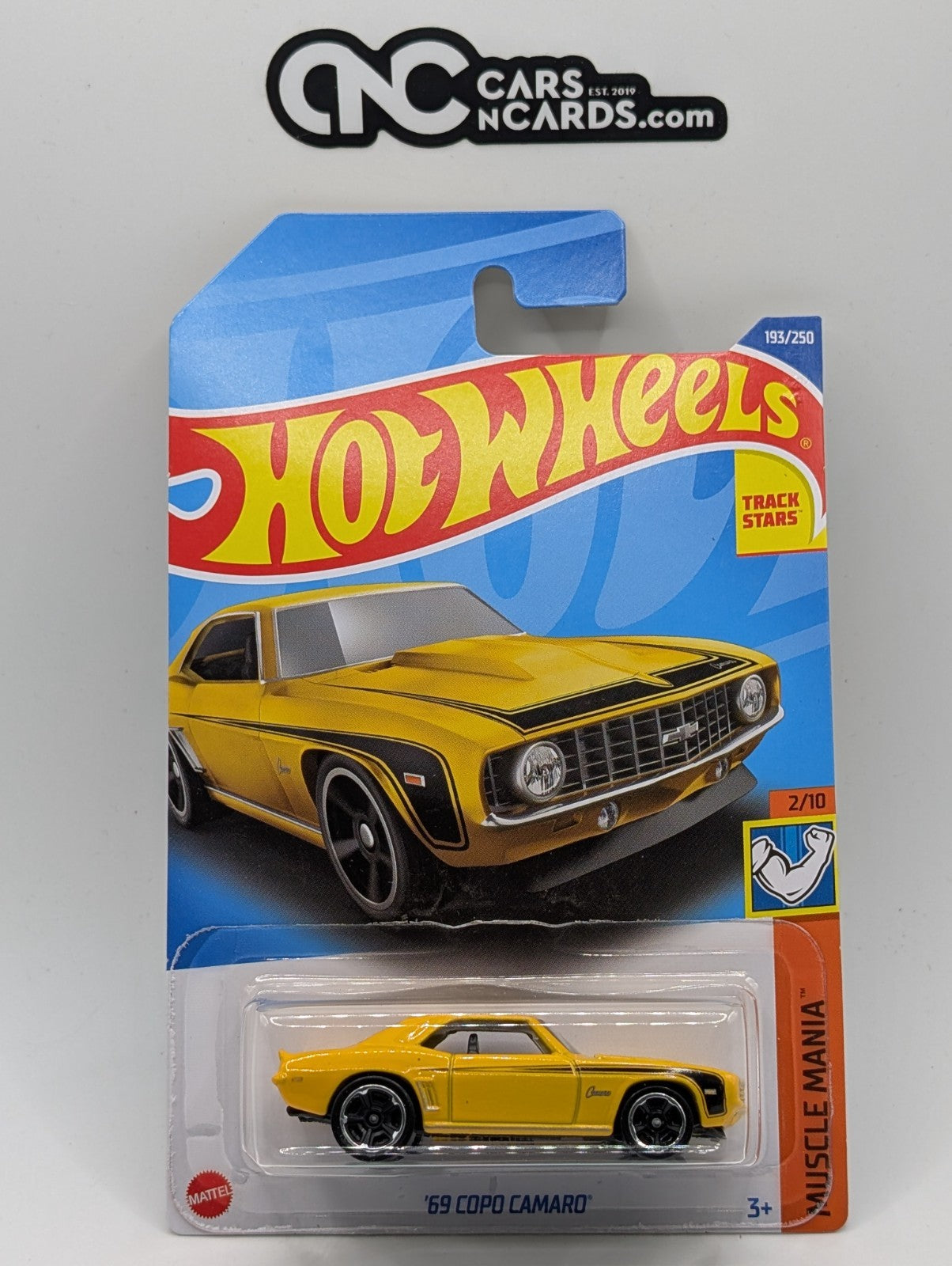 2022 Hot Wheels Muscle Mania 2/10 '69 COPO Camaro Yellow 193/250