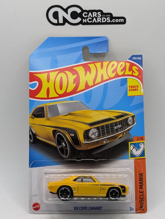 2022 Hot Wheels Muscle Mania 2/10 '69 COPO Camaro Yellow 193/250