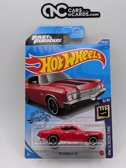 2020 Hot Wheels HW Screen Time 6/10 70 Chevelle SS Fast & Furious (Soft Corners)