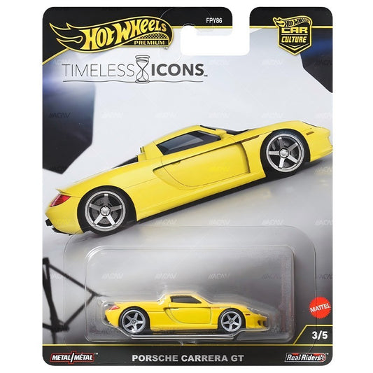 2025 Hot Wheels Premium Timeless Icons Porsche Carrera GT Solid Case of 10 Cars