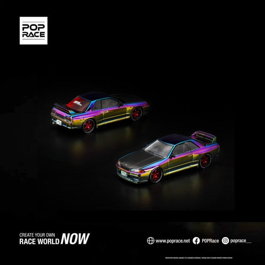 POPRACE 1:64 SKYLINE GT-R (BNR32) APA XPO 2025 Exclusive Model S23-APAXPO2025