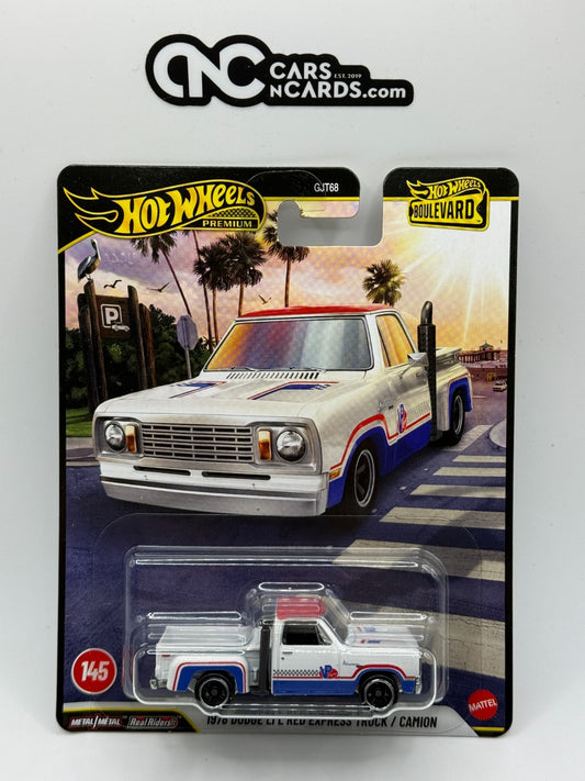 2026 Hot Wheels Premium Boulevard #145 1978 Dodge Li'l Red Express (Bent Corner)