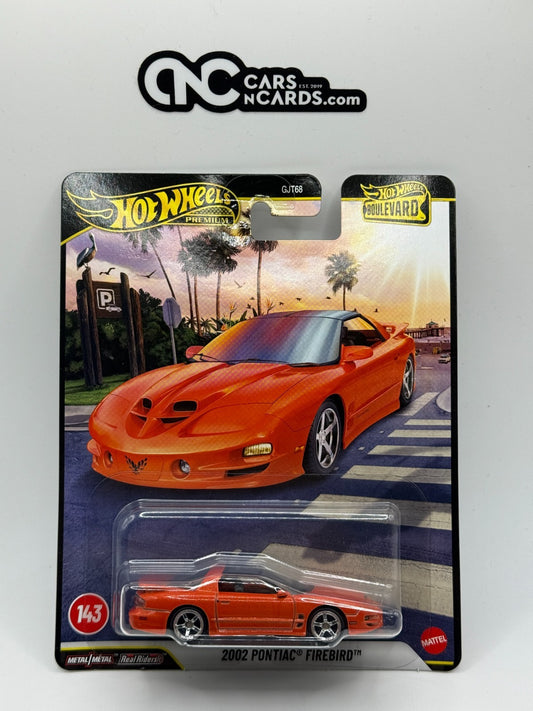 2026 Hot Wheels 1:64 Premium Boulevard #143 2002 Pontiac Firebird