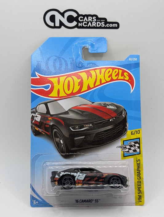 2019 Hot Wheels HW Speed Graphics 6/10 '16 Camaro SS Black Borla 82/250