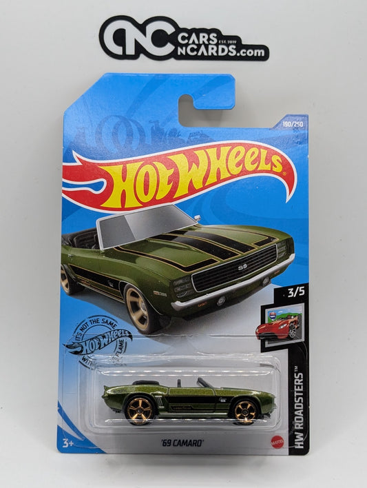 2020 Hot Wheels HW Roadsters 3/5 '69 Camaro Green 190/250