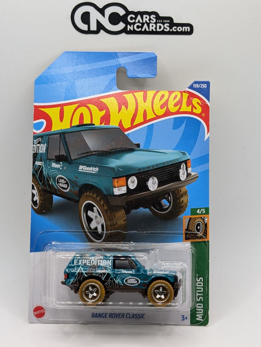 2022 Hot Wheels Mud Studs 4/5 Range Rover Classic 159/250 (Card Damage)