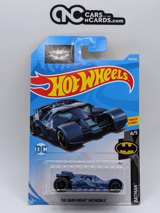 2019 Hot Wheels Batman 4/5 The Dark Knight Batmobile Blue 153/250 (Soft Corners)