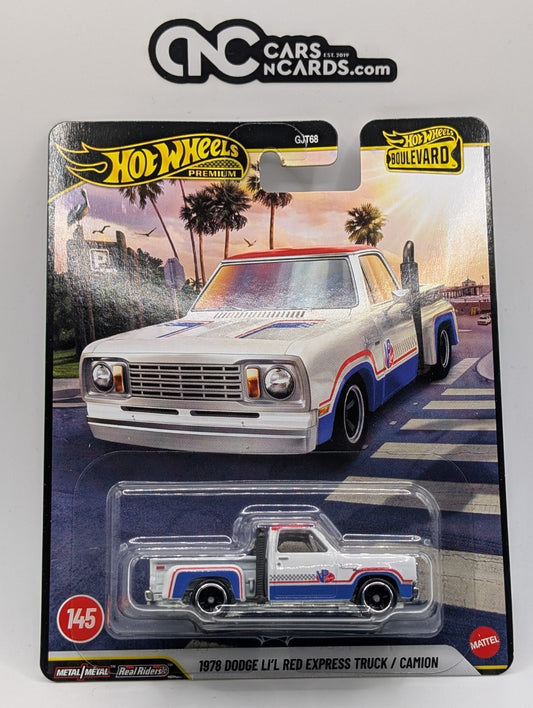 2026 Hot Wheels Premium Boulevard #145 1978 Dodge Li'l Red Express