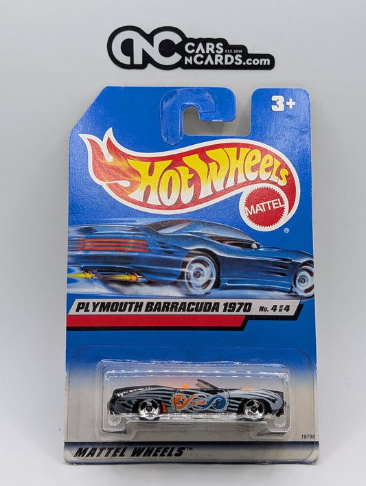 1998 Hot Wheels Artistic License 4/4 Plymouth Barracuda 1970 (Card Damage)