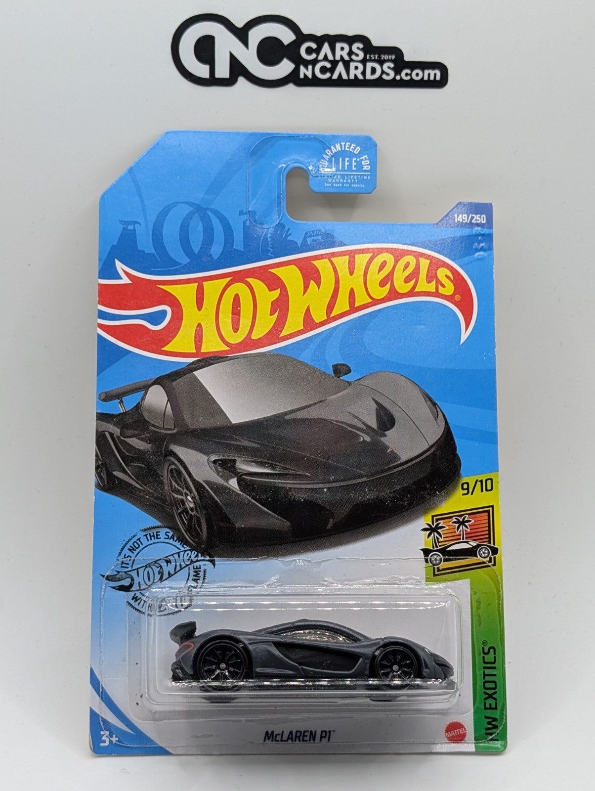 2020 Hot Wheels HW Exotics 9/10 McLaren P1 Gray 149/250 (Soft Corners)