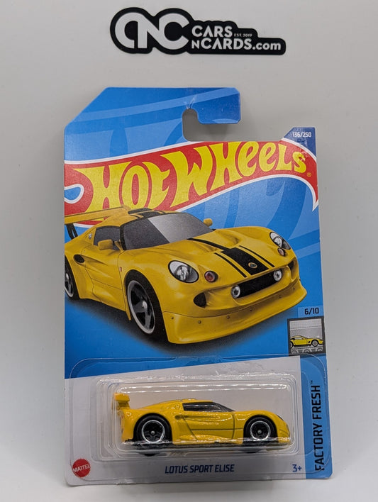 2022 Hot Wheels Factory Fresh 6/10 Lotus Sport Elise Yellow (Hook Crease)