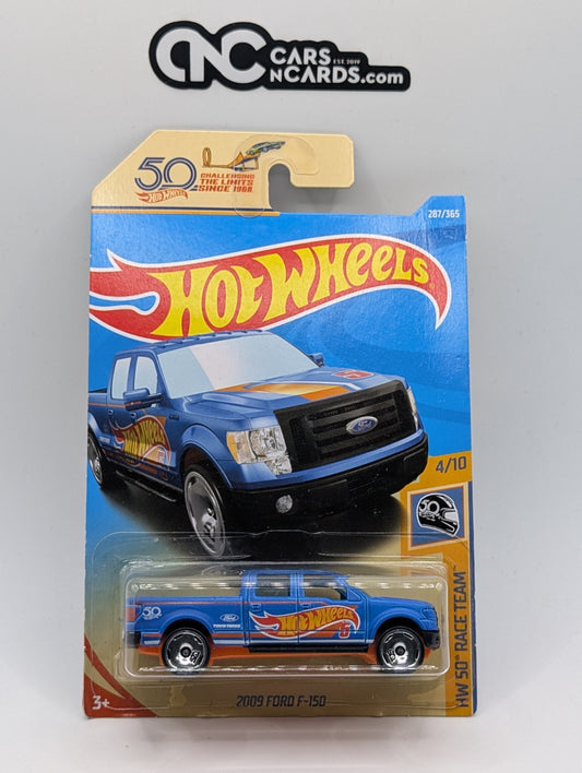 2018 Hot Wheels HW 50th Race Team 4/10 2009 Ford F-150(Card Damage)
