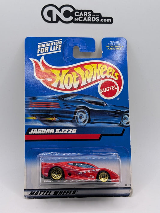 2000 Hot Wheels Jaguar XJ220 Red 27126 Collector #160 (Damaged)