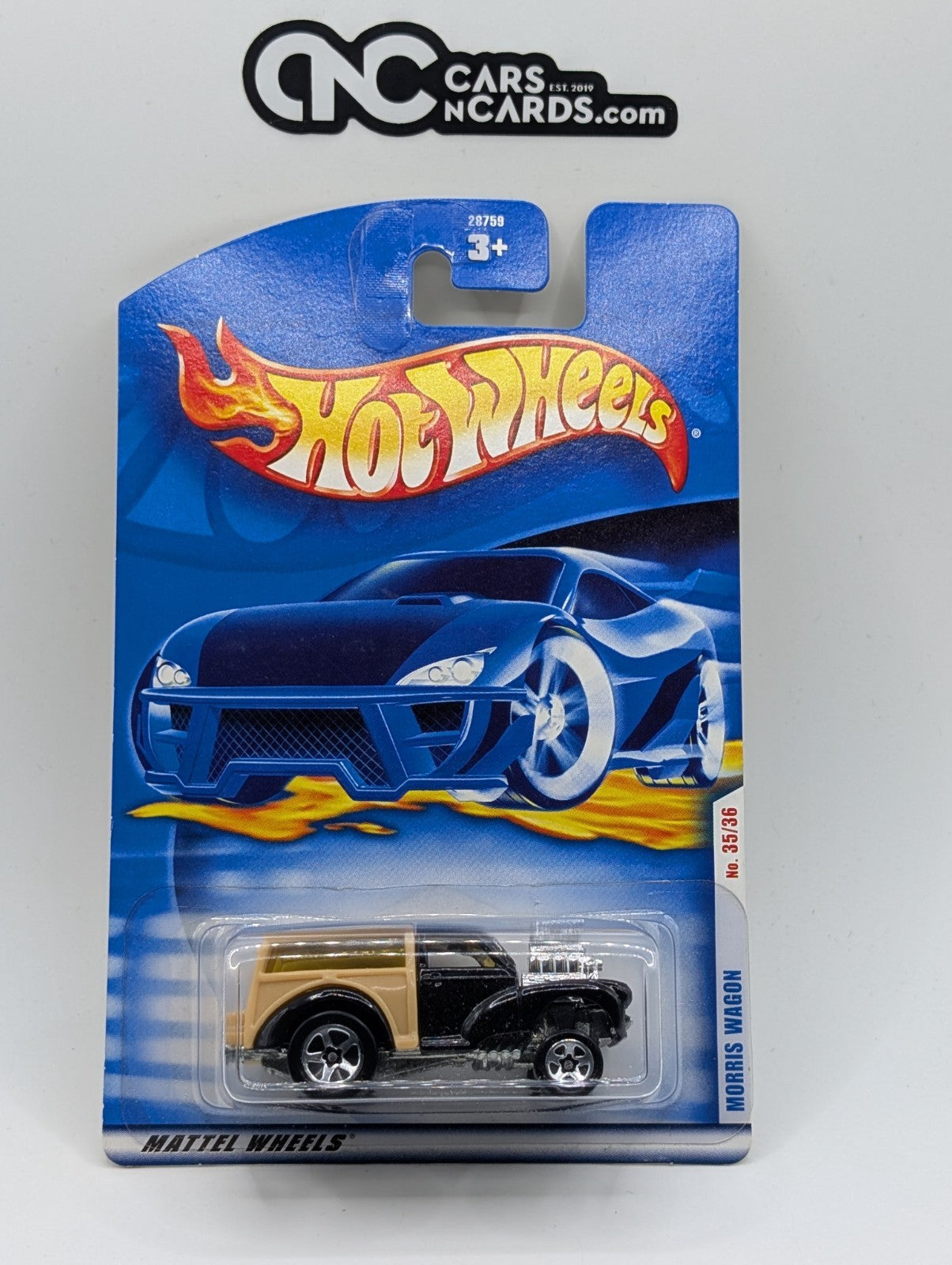 2001 Hot Wheels First Editions 35/36 Morris Wagon Black Collector #47