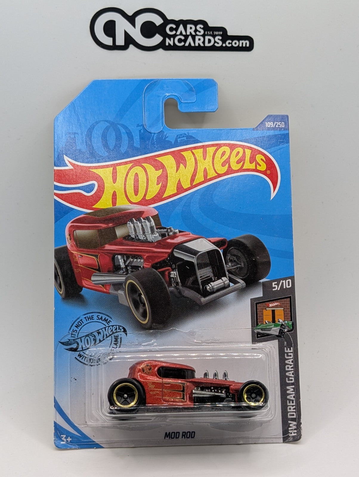 2020 Hot Wheels HW Dream Garage 5/10 Mod Rod Red 109/250 (Soft Corners)