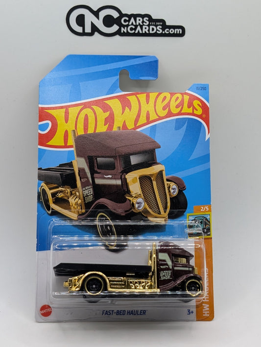 2023 Hot Wheels HW Haulers 2/5 Fast Bed Hauler 11/250 (Soft Corners)