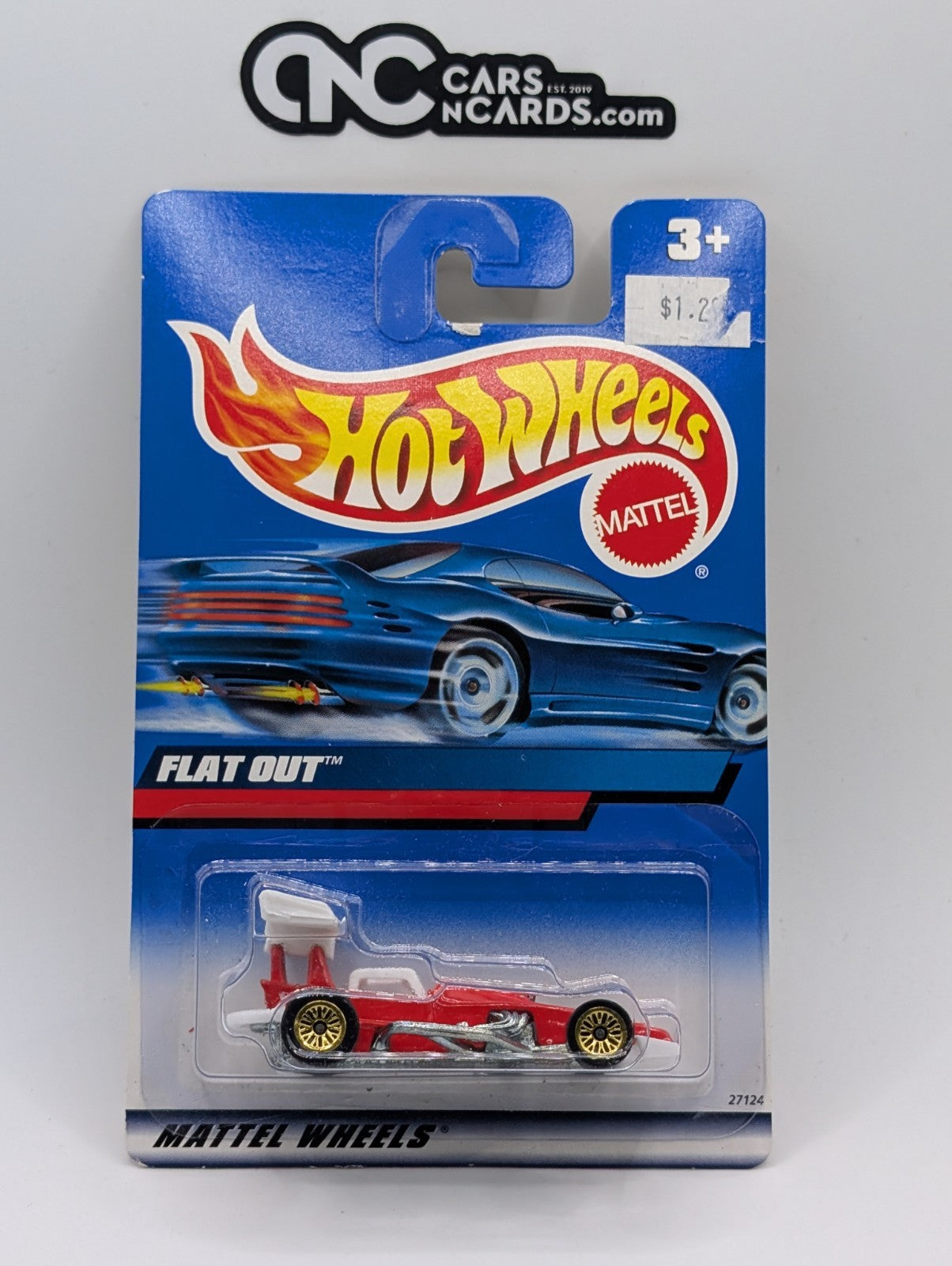 2000 Hot Wheels Super Modified Red 27124 Collector #158 (Card Damage)