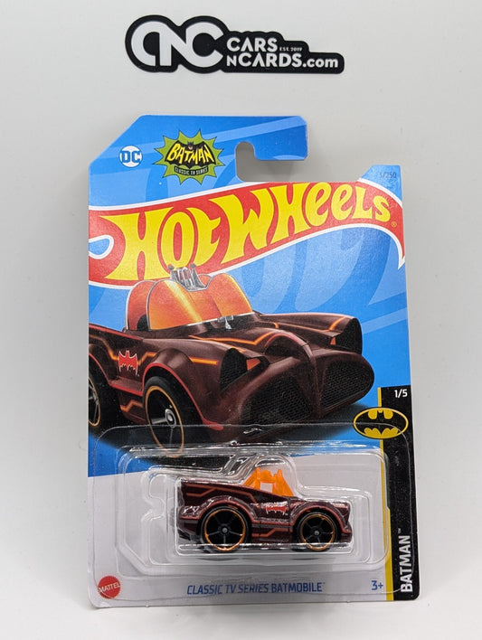 2023 Hot Wheels Batman 1/5 Tooned Classic TV Series Batmobile Red (Soft Corners)