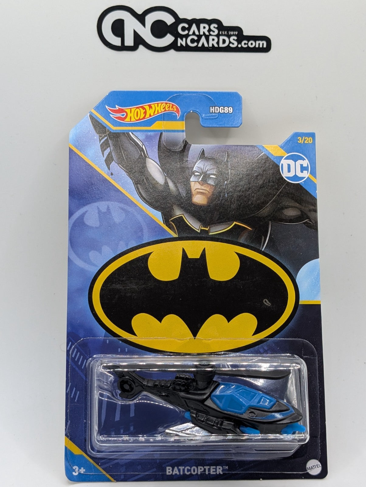 2023 Hot Wheels Batman 3/20 Batcopter (Soft Corners)