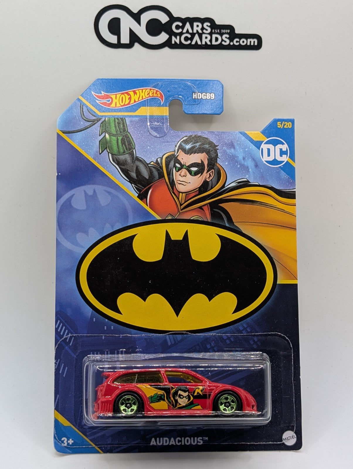 2023 Hot Wheels Batman 5/20 Audacious (Soft Corners)