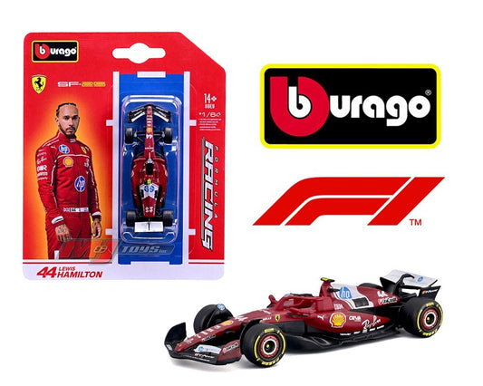 Bburago 1:64 F1 2025 Ferrari SF-25 #44 Lewis Hamilton – Racing Formula