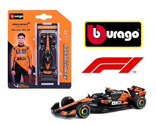Bburago 1:64 F1 2025 McLaren MCL39 #4 Lando Norris