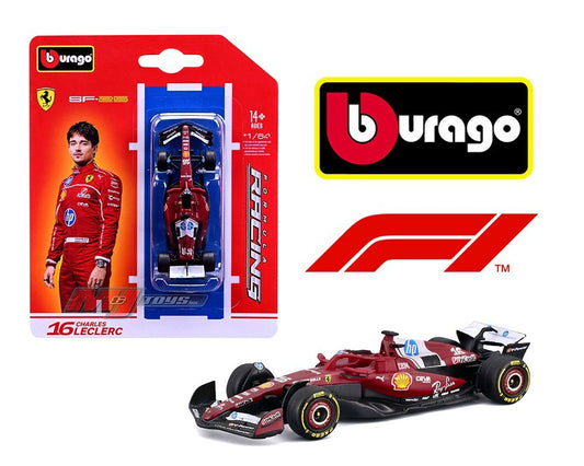 Bburago 1:64 F1 2025 Ferrari SF-25 #16 Charles Leclerc – Racing Formula