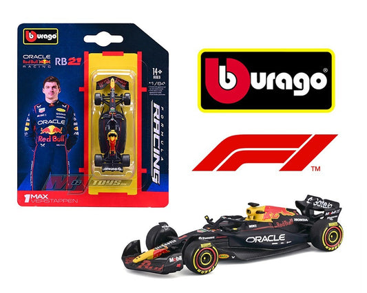 Bburago 1:64 F1 2025 Oracle Red Bull Racing RB21 #1 Max Verstappen