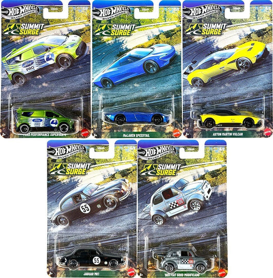2026 Hot Wheels Silver Series Summit Surge Full Set Of 5 Cars