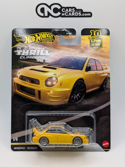 2026 Hot Wheels Premium Car Culture Thrill Climbers 1/5 Subaru Impreza WRX