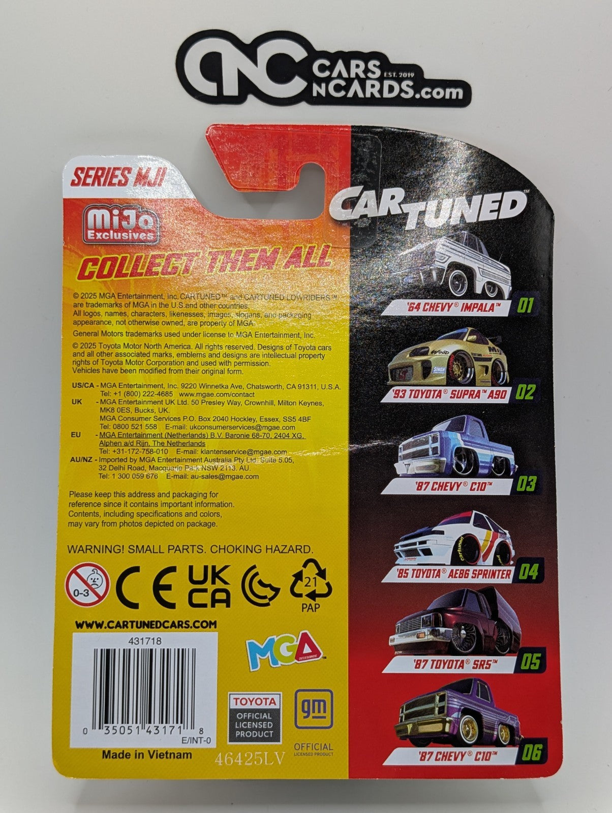 CarTuned 1:64 Mijo Exclusives Series MJ1 #04 '85 Toyota AE86 Sprinter