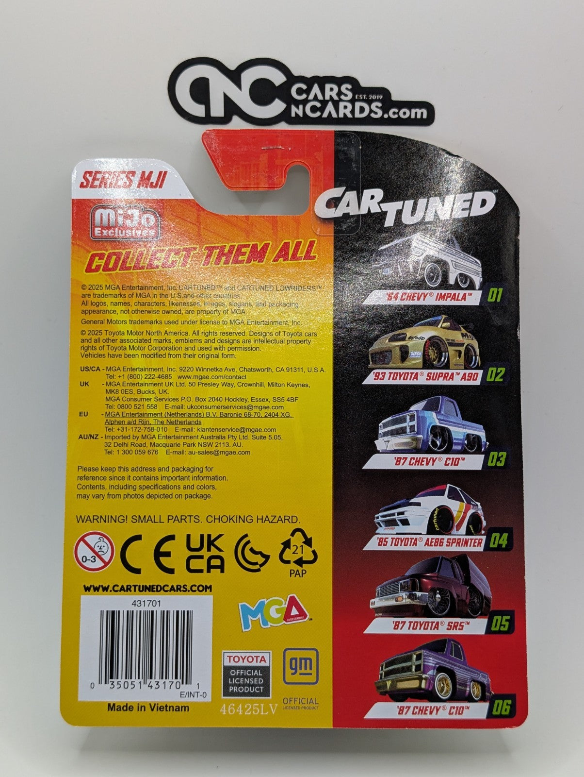 CarTuned 1:64 Mijo Exclusives Series MJ1 #02 '93 Toyota Supra A90