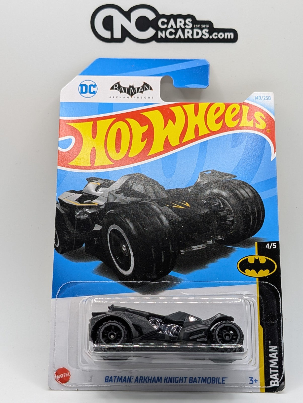 2024 Hot Wheels Batman Arkham Knight Batmobile 149/250 (Soft Corners)