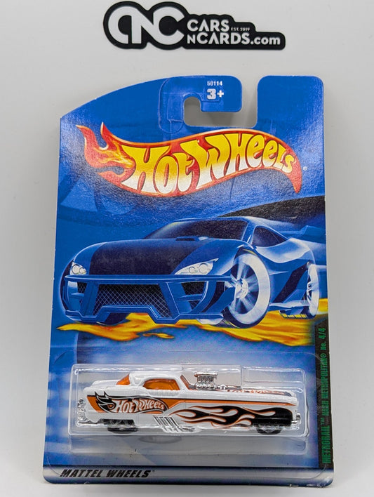 2001 Hot Wheels Metrorail Nash Metropolitan White #76 (Soft Corners)