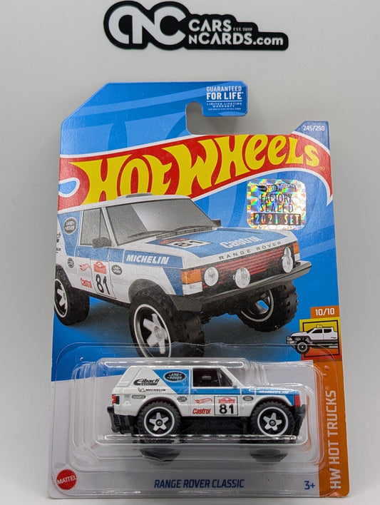 2021 Hot Wheels RLC Factory Sealed Range Rover Classic White GameStop Exclusive