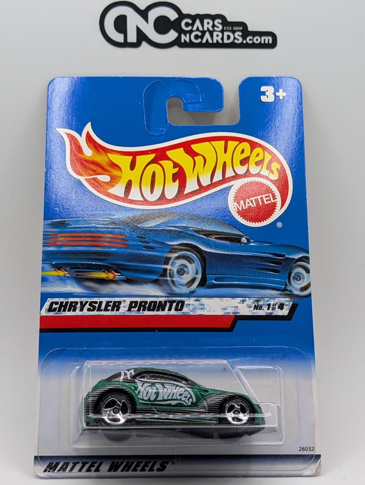 2000 Hot Wheels CD Customs 1/4 Chrysler Pronto 26032 (Soft Corners)
